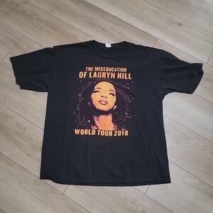 Lauryn Hill 2018 Tour T-Shirt 20th Anninversary Black